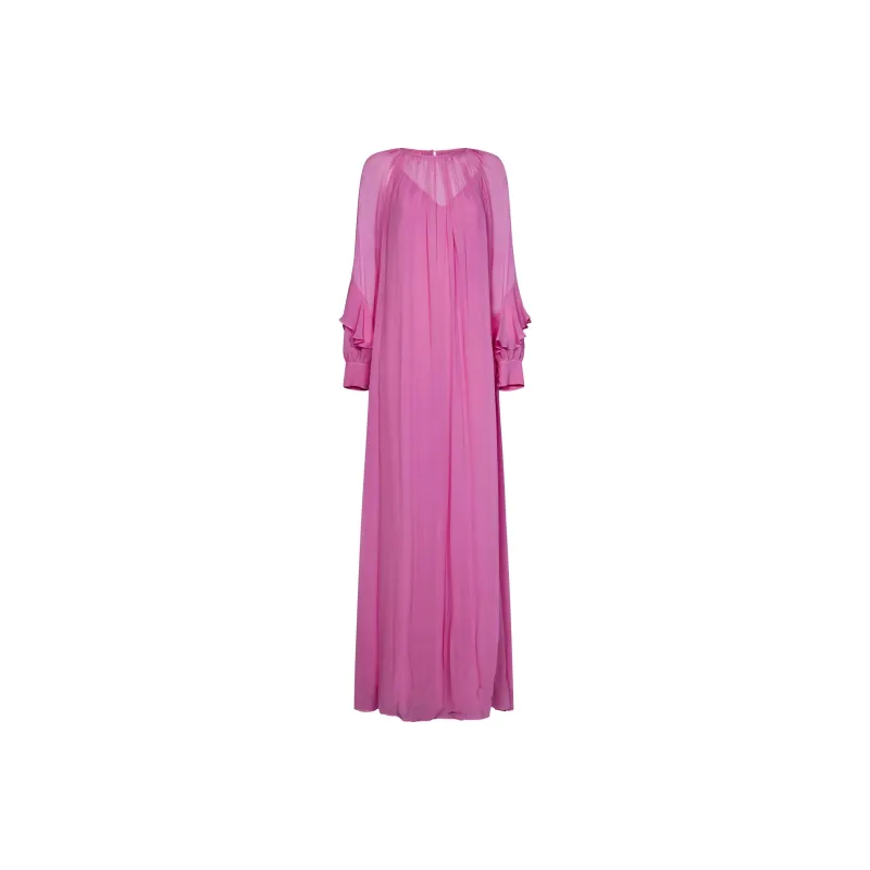 MaxMara Long Sleeved Dress Women's Pink-0