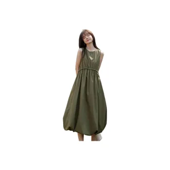 Mt Sleeveless Dress Women's Army Green