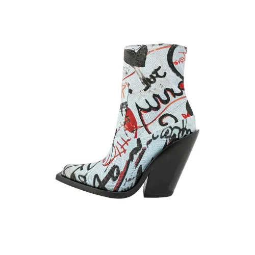 Burberry Millbank Ankle Boots Women's Multicolor