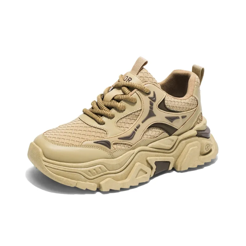 PNKE Slip Resistant, Abrasion Resistant, Breathable, Height Increasing Low Top Chunky Sneakers Men's-13