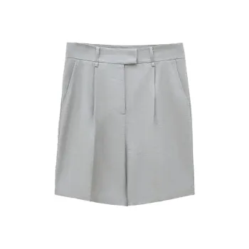 INSUN Casual Shorts Women's Light Gray