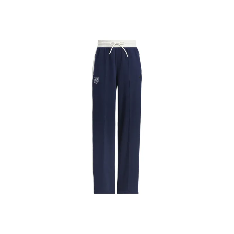 Adidas Originals RETRO Knitted Sports Pants Women's Dark Indigo-0