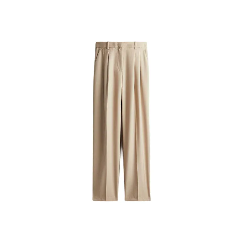 H&M Suit Trouser Women's Light Beige-0