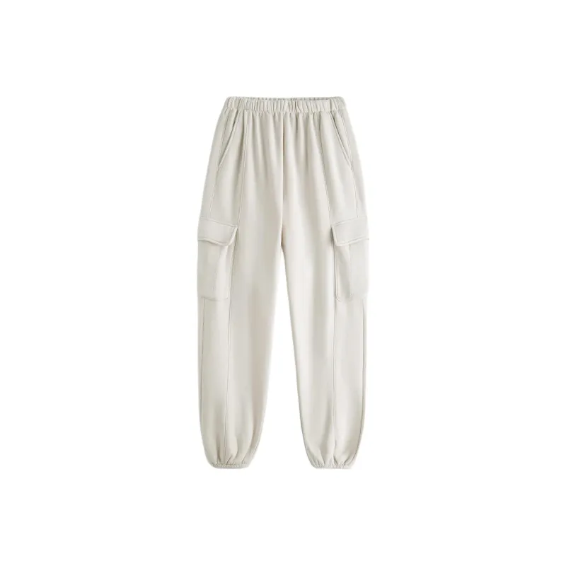 Abercrombie＆Fitch Knitted Sweatpants Women's Gray-0