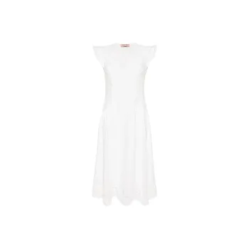 Twinset Kleid Linen Midi Dress