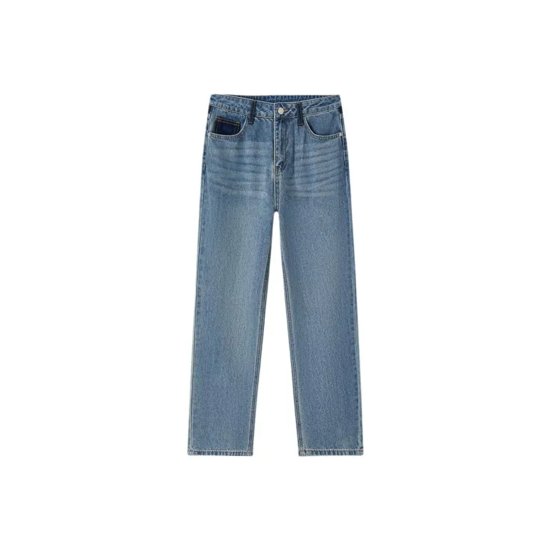 EICHITOO Jeans Women's Denim Blue Patchwork-0