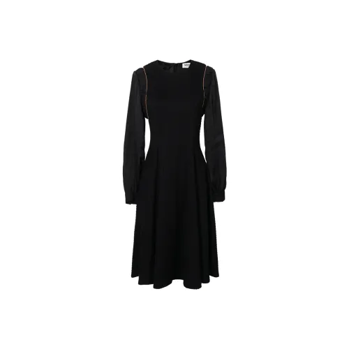 MISSSHINE Long Sleeved Dresses Women's Black