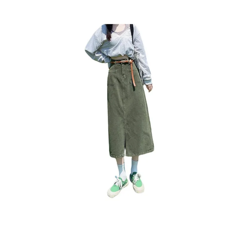 ZAZN Denim Long Skirts Women's-7