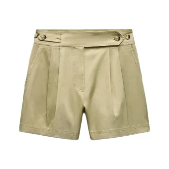 ZARA Casual Shorts Women's Medium Camel