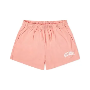 SPORTY & RICH Wellness Ivy Disco Short 'Salmon/White'