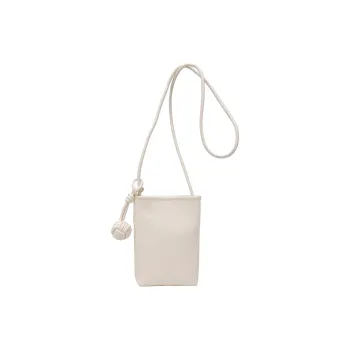 Single Warehouse PU Shoulder Bag Women's White/Pink/Yellow/Green/Black