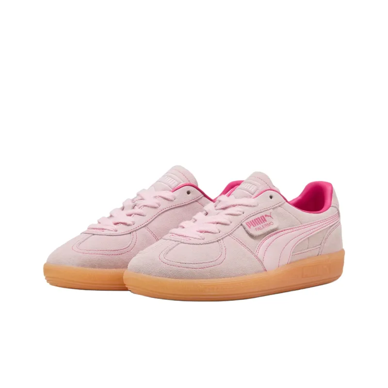 PUMA Palermo Anti Slip Wear Resistant Low Top Skateboard Shoes Unisex Pink-2