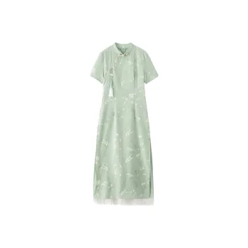 Mapping Short Sleeved Dress Women's