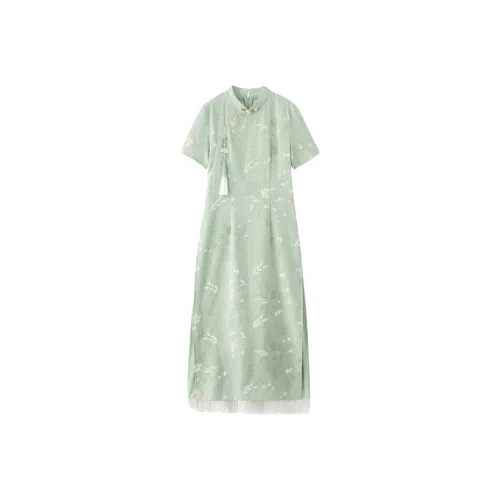 Mapping Short Sleeved Dress Women's