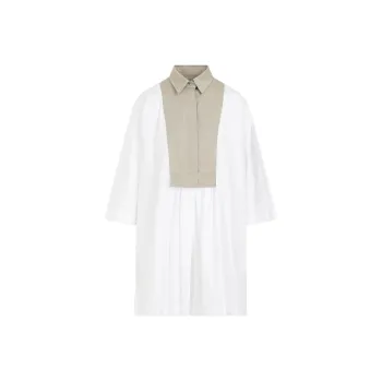 MaxMara Tattico Button Detailed Long Sleeved Dress