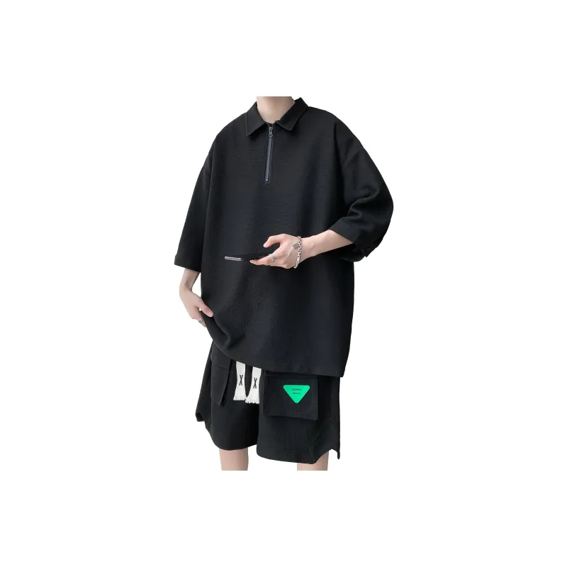 ZWWWZ Shirt Matching Set Unisex-6