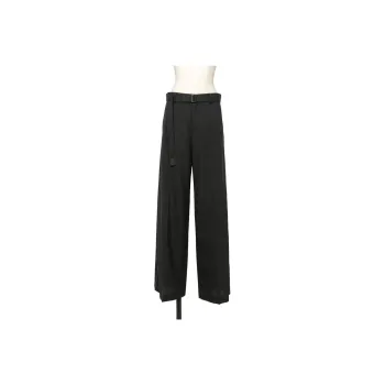 Sacai Belted Wide-leg Trousers
