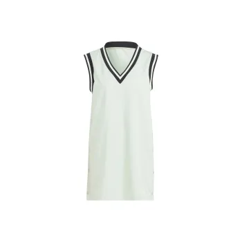 Adidas Originals Sleeveless Dresses Women's Linen Green