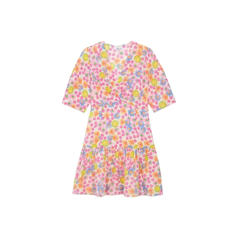 Sandro Short-Sleeved Dresses Women's Multicolor-0