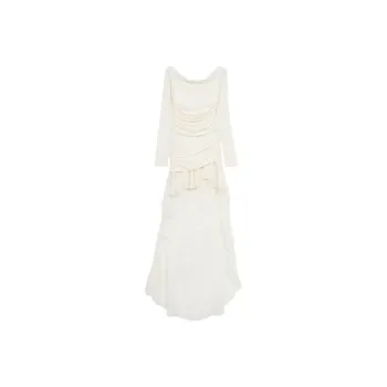 Blumarine Long Sleeved Dress Women's White