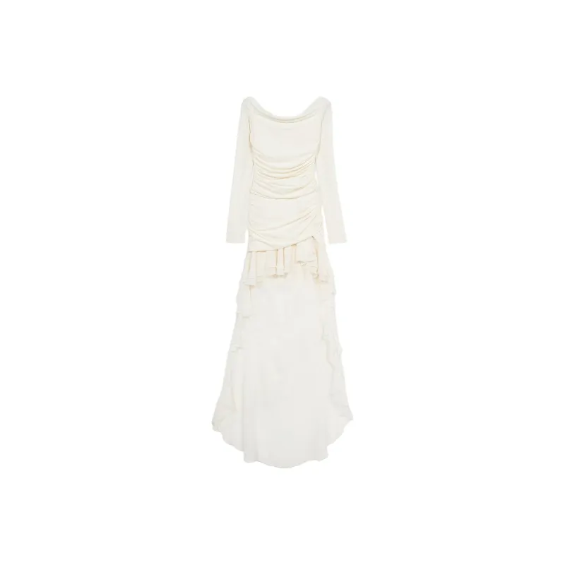 Blumarine Long Sleeved Dress Women's White-0