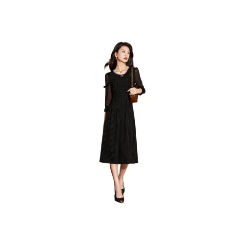 Mylan Long Sleeved Dresses Women's Black