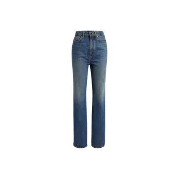 KHAITE Danielle High-Waisted Jeans