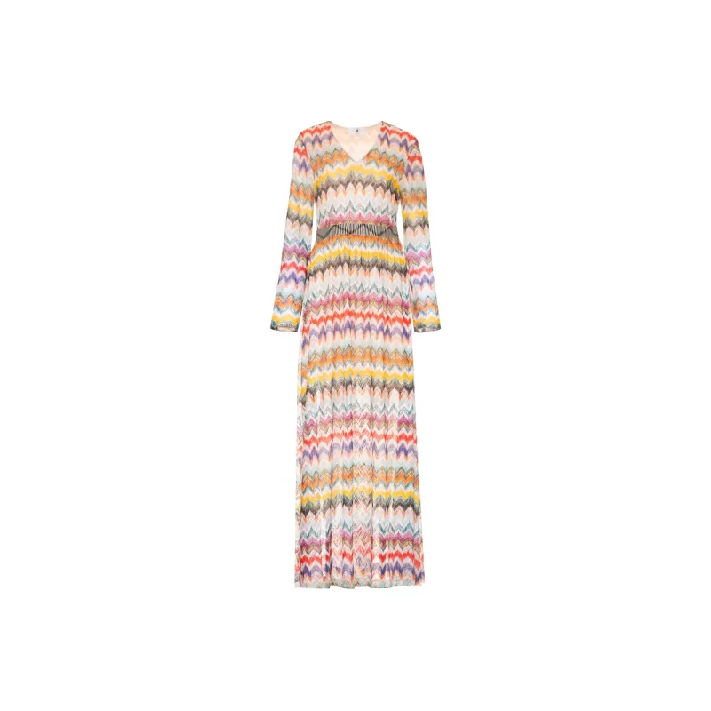 M Missoni Long-Sleeved Dresses Women's Multicolor-0