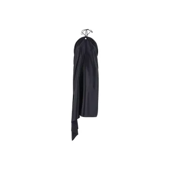 Ferragamo Asymmetric Satin Dress