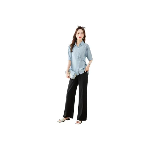TERRE BLEUE Casual Suit Women's Blue