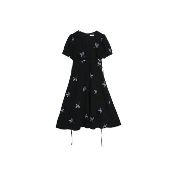 Gui'er Short-Sleeved Dresses Women's Black