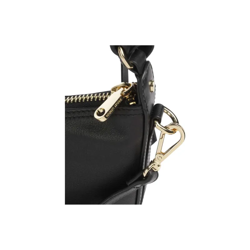 RADLEY Cow Leather Crescent Bag Portable Crossbody Bag Shoulder Bag Medium Size Women's Black-4