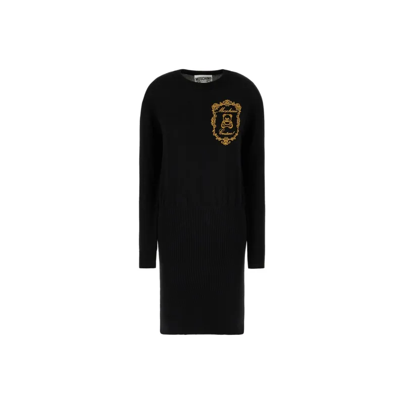 MOSCHINO Teddy Bear Midi Dress-0
