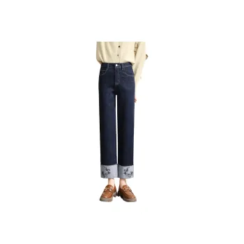 HIPPIEMISS Jeans Women's Normal Washed Blue