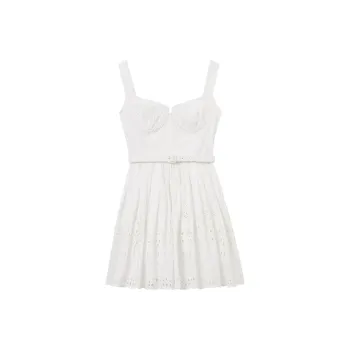 Self portrait Broderie Anglaise Mini Dress