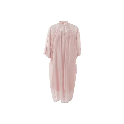 BESIONIA SS25 Long Sleeved Dresses Women's Pink