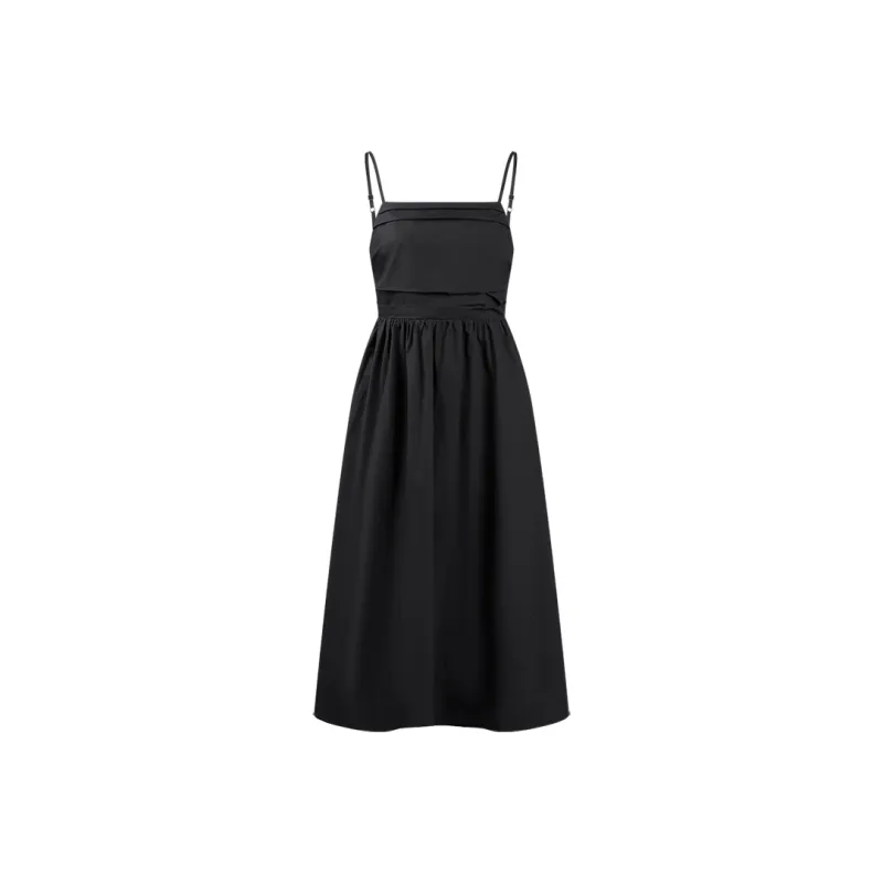 THE SEA LIFE Slip Dress Women's Black Mage-0