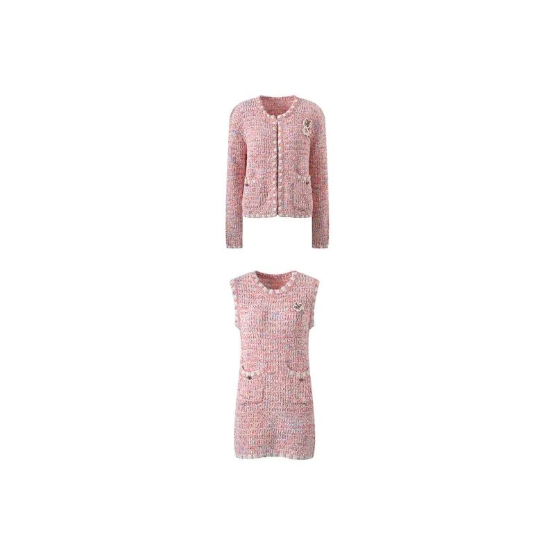 CHARM PICK Casual Suit Women's Pink-0