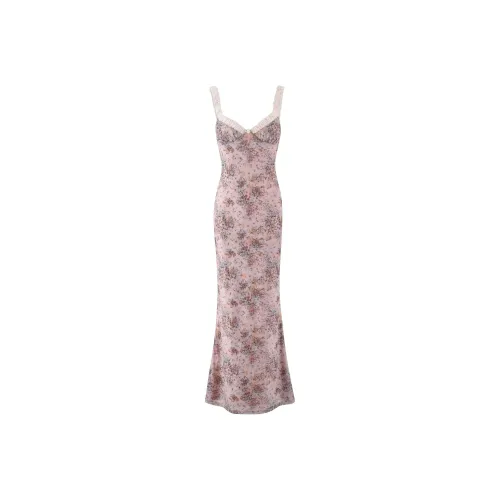 Tiger Mist AMARAN DRESS Slip Dresses Women's Pink