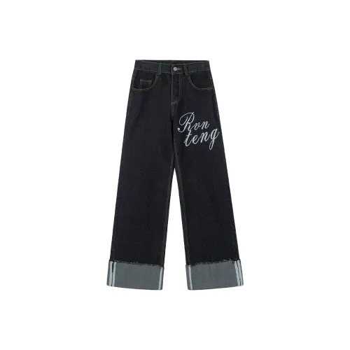 Ctbcaptainbeer Jeans Women's Black 2[Cuffed Pants]