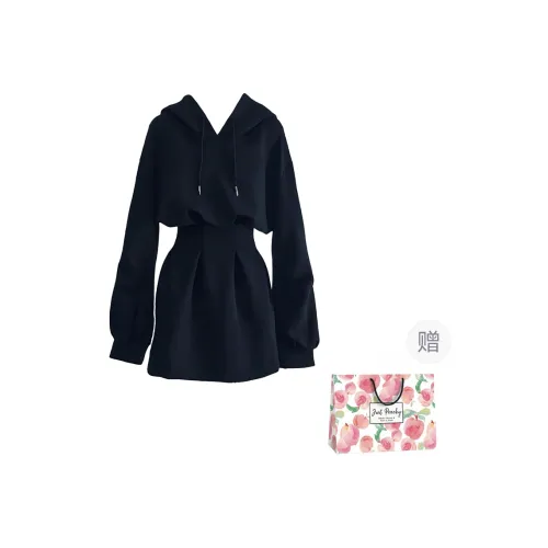 Qiuerle Long Sleeved Dresses Women's