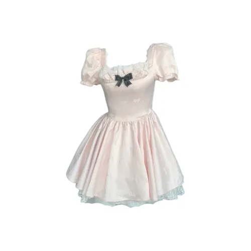 KEAB Short Sleeved Dress Women's Pink