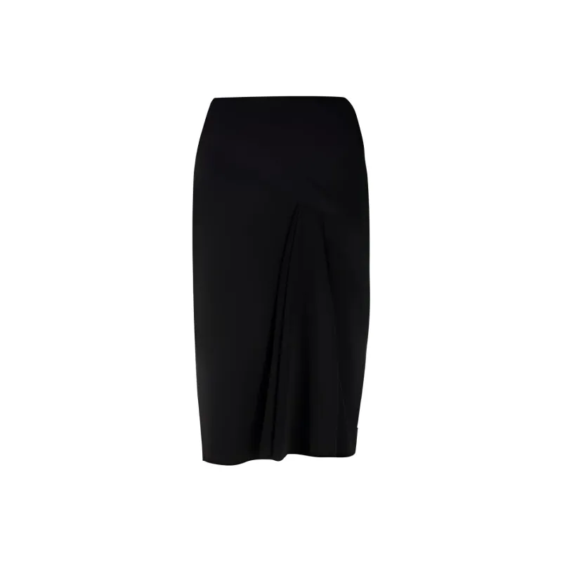 VERSACE High Waist Pinch Pleated Skirt-0