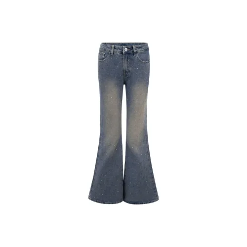 Ariseism Blue Bootcut Jeans Women's