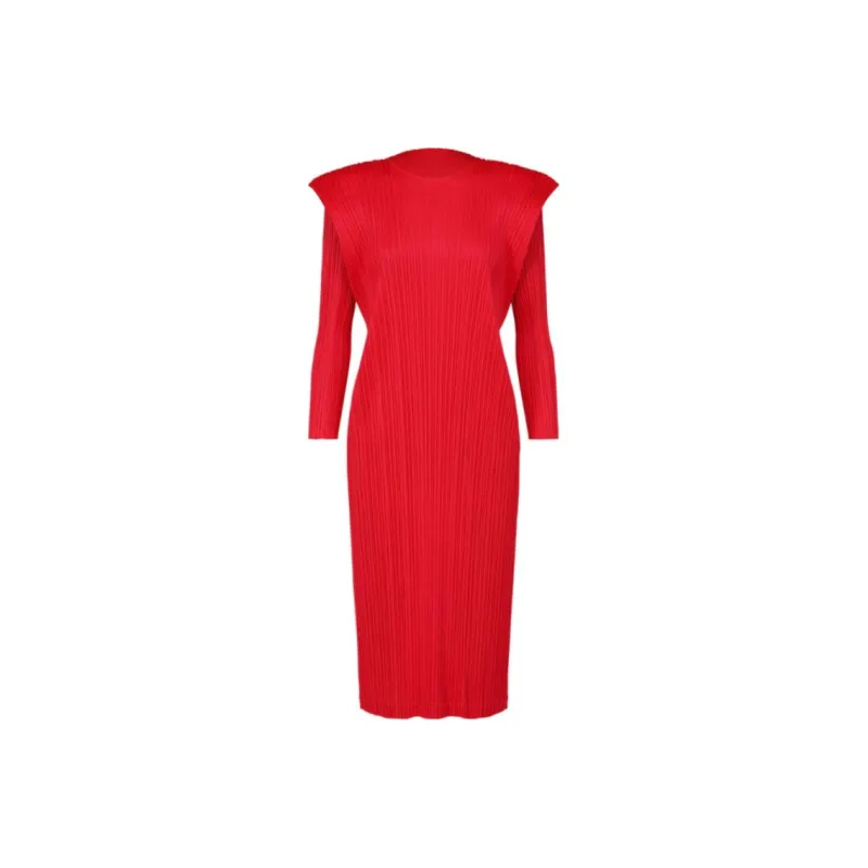 PLEATS PLEASE ISSEY MIYAKE Plissé Midi Dress-0