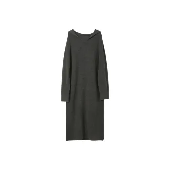 3COLOUR Long Sleeved Dress Women's Stone Gray