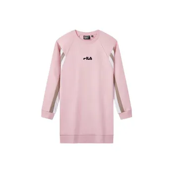 FILA Long-Sleeved Dresses Women's Sand Leather Pink