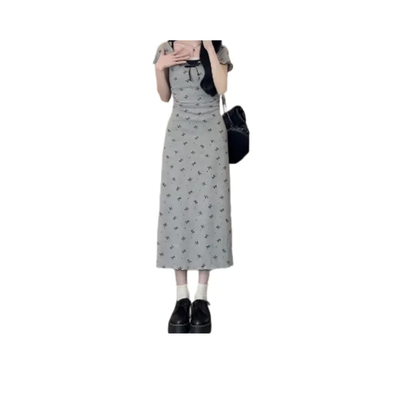 JUFU Short Sleeved Dress Women's-7