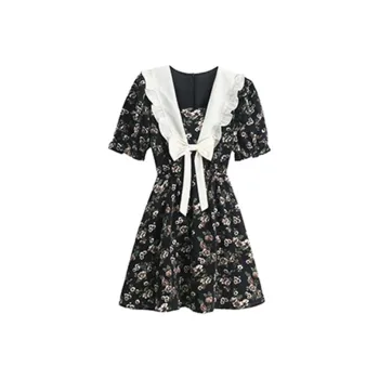 Local Gal Short-Sleeved Dresses Women's Black