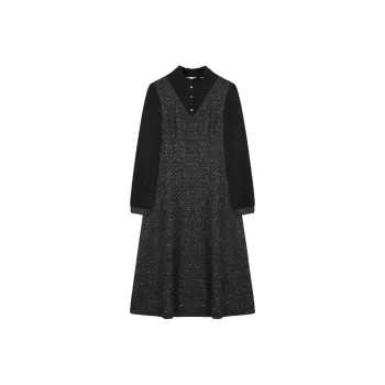 XWI Long Sleeved Dresses Women's Black